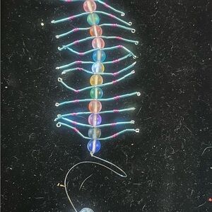 Colorful Beaded Centipede Sun Catcher